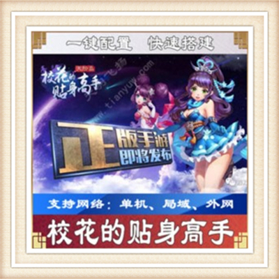 校花贴身高手一键外网端单机游戏网单高清教程可局域送一键配置IP