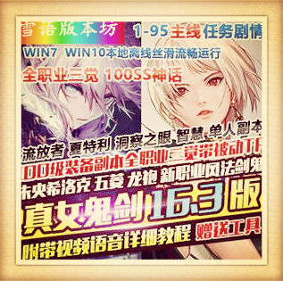 100级真女鬼剑第16.3版DNF单机全职业三觉主线任务流放者山脉